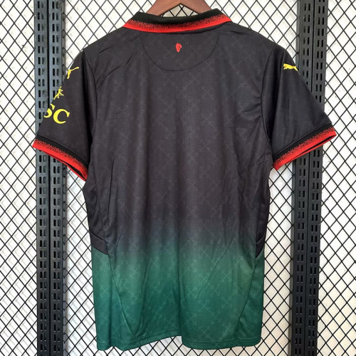 2025-26 AC Milan  green and black special jersye