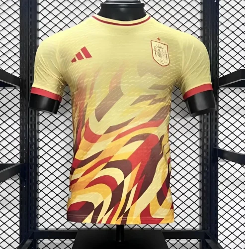 Player Version 2024 Spain Yellow Special(The player version is more slim fit, it is recommended to buy one size larger)