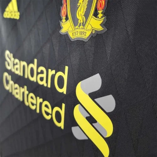 Liverpool 2010-11 third away soccer jerseys