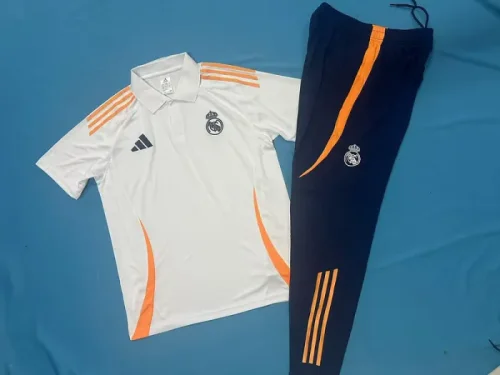 2025-26 Real Madrid white POLO suit