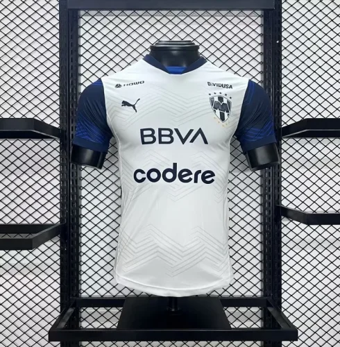 2024-25 Monterrey away white player version(The player version is more slim fit, it is recommended to buy one size larger)