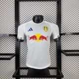 2025-26 Leeds home player version jersey   (The player version is more slim fit, it is recommended to buy one size larger)