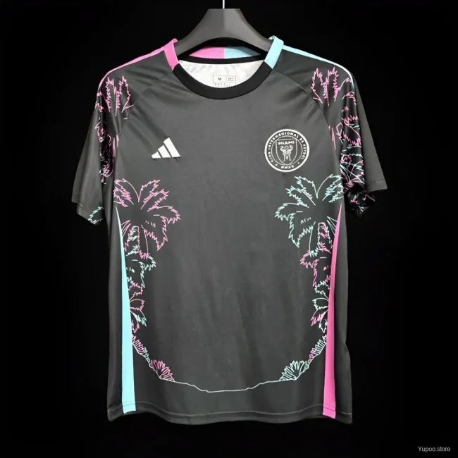 2024-25 Inter Miami Black Coconut Tree Pattern Special Jerse