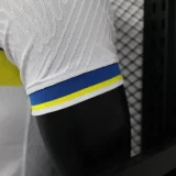 New Saudi Al-Nassr Second Away White Player version soccer jerseys   (The player version is more slim fit, it is recommended to buy one size larger)