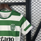 2025-26 Sporting Lisbon Home Kid Kit Size