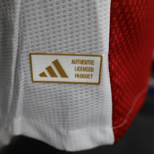 2025-26 Ajax home player version jersey    (The player version is more slim fit, it is recommended to buy one size larger)