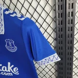Everton 2023-24 home kids soccer jerseys