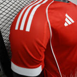 2025-26 Bayern home player version jersey  (The player version is more slim fit, it is recommended to buy one size larger)