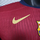 2025-26 Barcelona x Travis Scott Player version jersey   (The player version is more slim fit, it is recommended to buy one size larger)