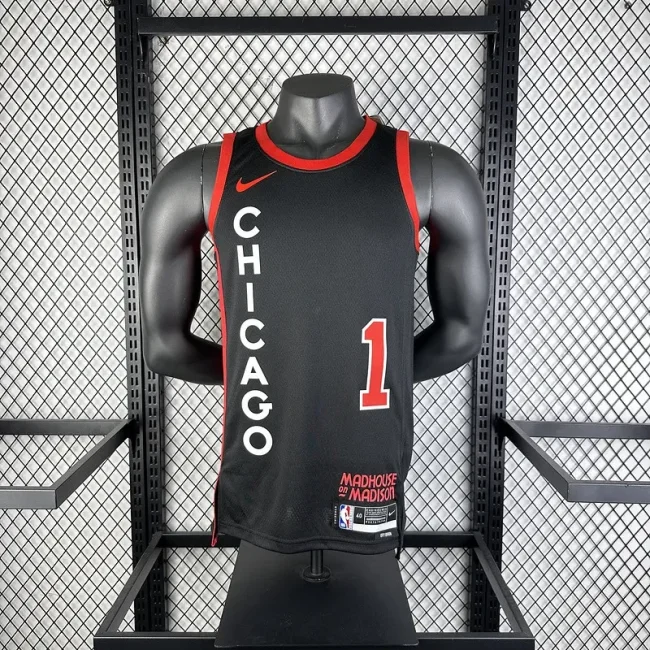 24th Season NBA Bulls City Edition jersey