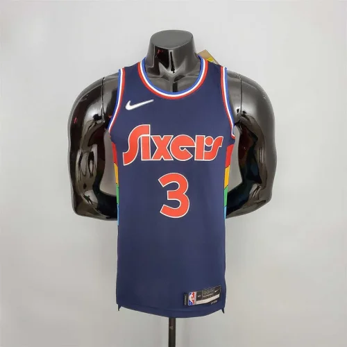2022 Iverson#3 76ers Royal Blue