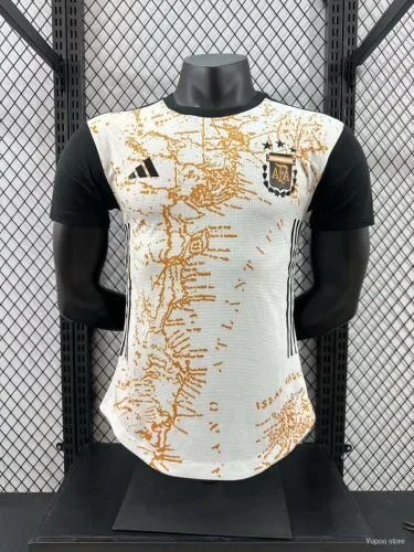 Player Version 2024 Argentina Maradona Special Tribute Jersey(The player version is more slim fit, it is recommended to buy one size larger)