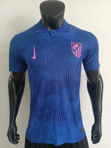 25-26 Atletico Madrid blue player version POLO