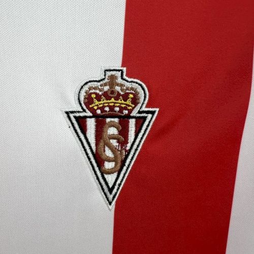 1980-81 .Sporting Gijon   Sporting de Gijon Home Retro Jersey