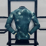 tottenham  Third away green long sleeve player version jersey (The player version is more slim fit, it is recommended to buy one size larger)