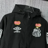 2025-26 Santos black windbreaker