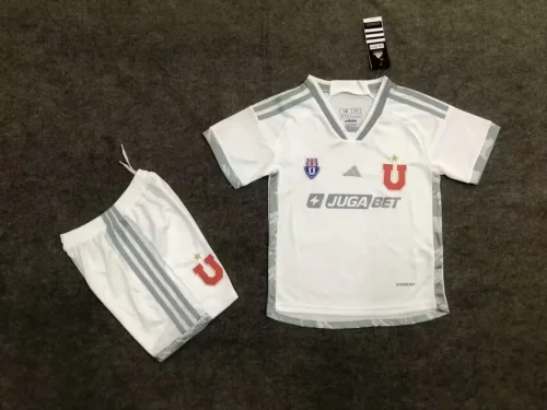 2024-25 Universidad de Chile away white kid kit