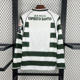2001-03 Sporting Lisbon home long sleeve retro Jersey