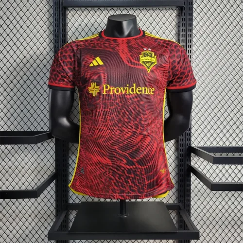 2023-24 Seattle away player version soccer jerseys   (The player version is more slim fit, it is recommended to buy one size larger)