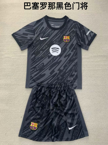2024-25 Barcelona gray goalkeeper klid kit and adult uniform