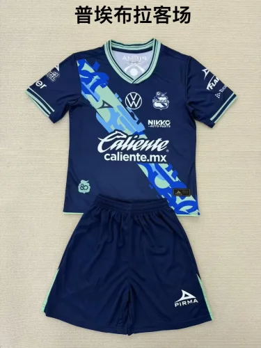 Puebla 2025-26 away kids kits