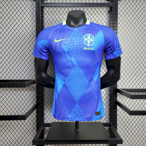 2025-26 Brazil away player version jersey (The player version is more slim fit, it is recommended to buy one size larger)