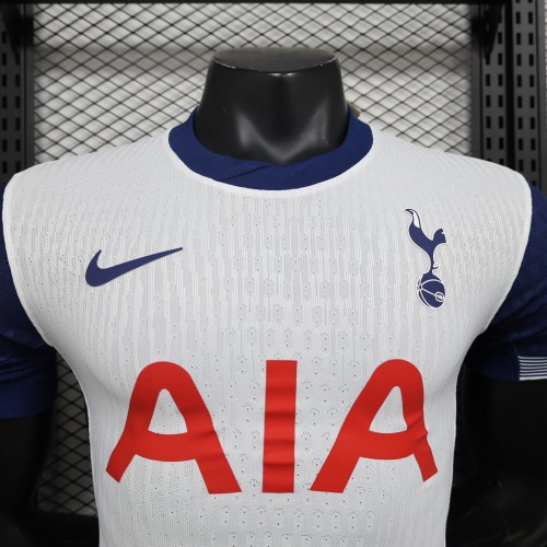 2024-25 tottenham  home player version jersey(The player version is more slim fit, it is recommended to buy one size larger)