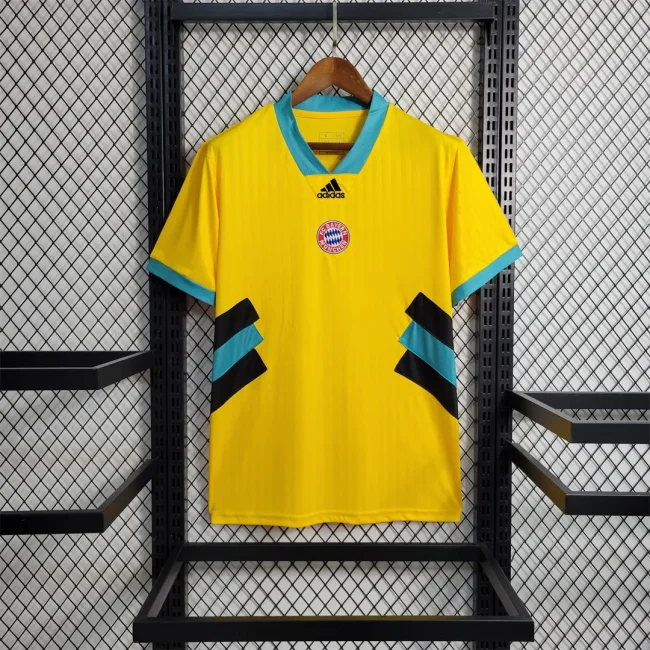 2023-24 BayernMunich  yellow soccer jerseys