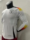 Player Version 2024 Germany Home Long Sleeve Jersey