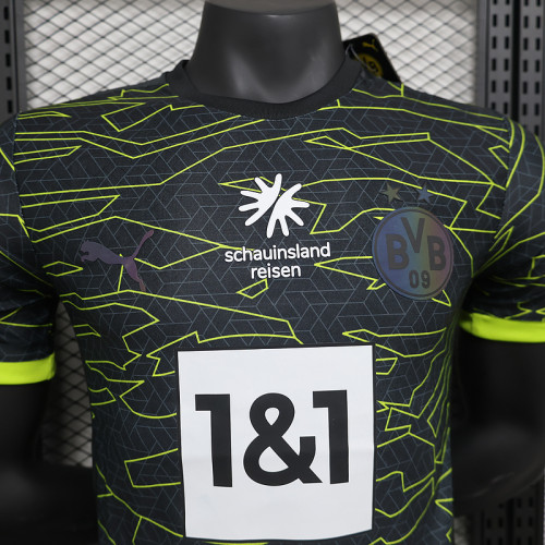 2024-25 Dortmund black and yellow special player version jersey (The player version is more slim fit, it is recommended to buy one size larger)