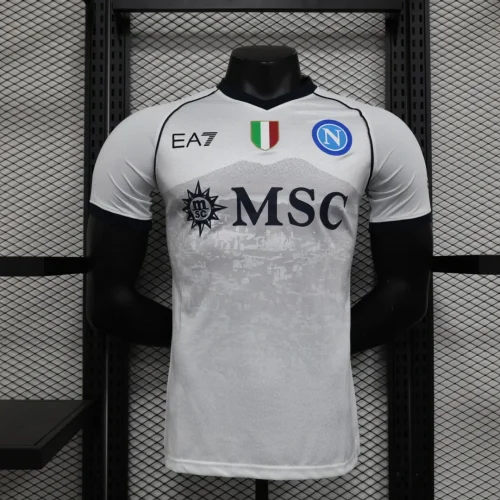 Naples 2023-24 Player version  away soccer jerseys   (The player version is more slim fit, it is recommended to buy one size larger)