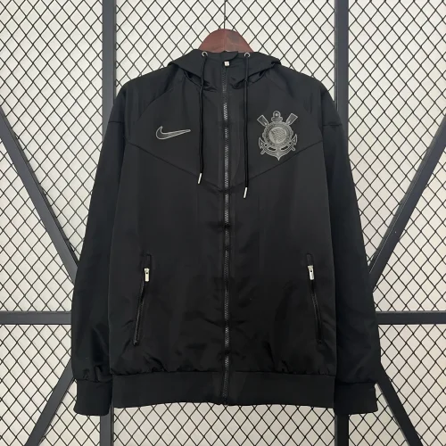 2024-25 Corinthians black windbreaker