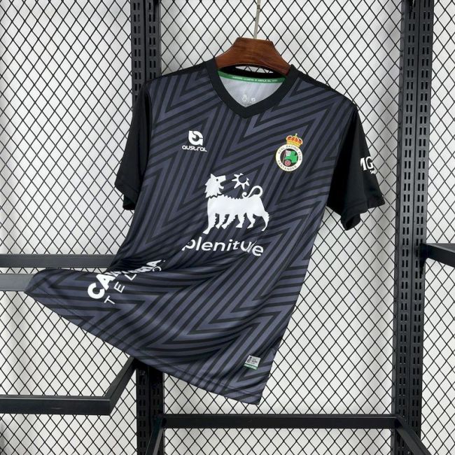 2024-25 Racing de Santander Black Goalkeeper Jersey
