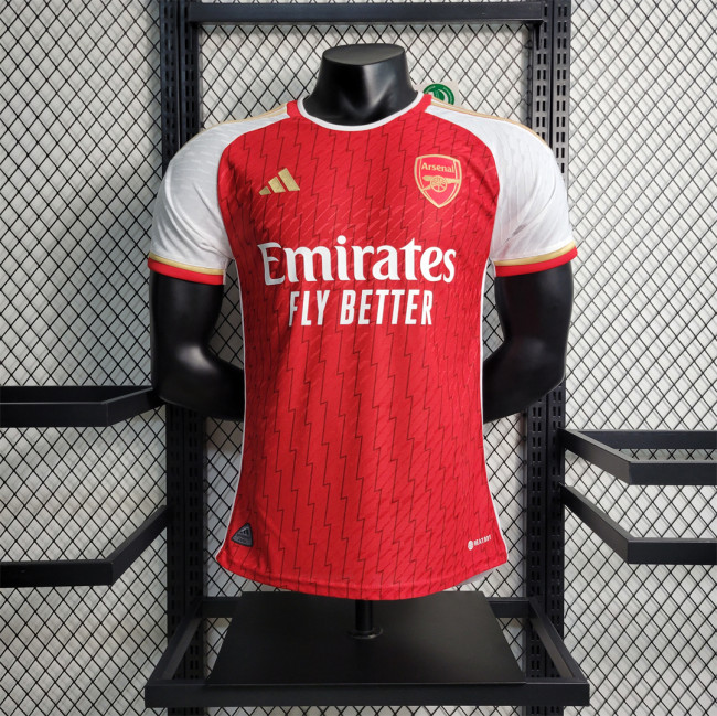 2023-24 Arsenal  home player version jersey (The player version is more slim fit, it is recommended to buy one size larger)