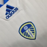 Leeds 2023-24 white soccer jerseys