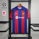 2023-24 Barcelona home soccer jersey