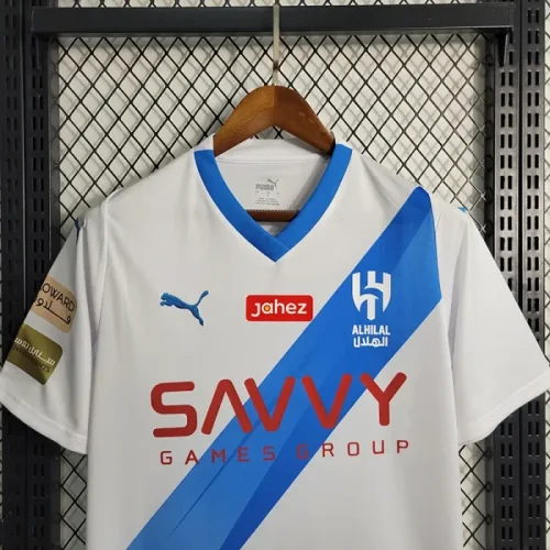2023-24 Al Hilal Home away soccer jersey