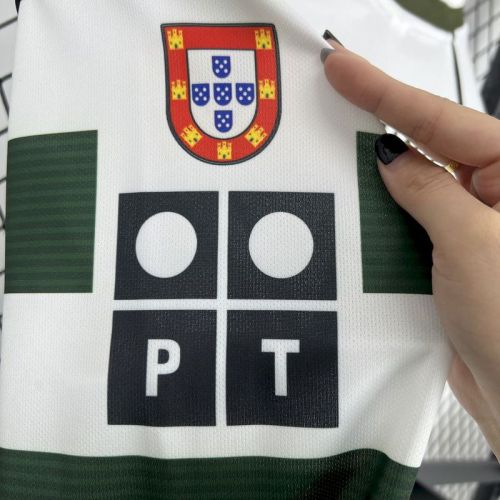 2001-03 Sporting Lisbon home long sleeve retro Jersey