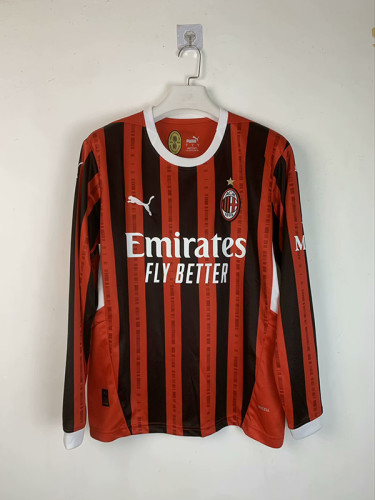 2024-25 AC Milan Home Long sleeve Jersey