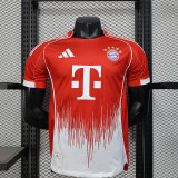 2025-26 Bayern home player version jersey  (The player version is more slim fit, it is recommended to buy one size larger)