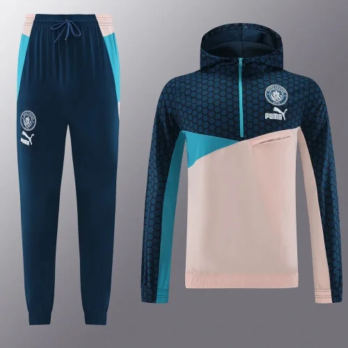 2023 Manchester City half-zip windbreaker suit
