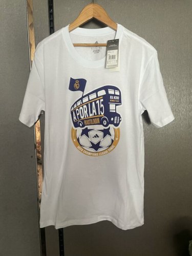 2024-25 Real Madrid white cotton shirt