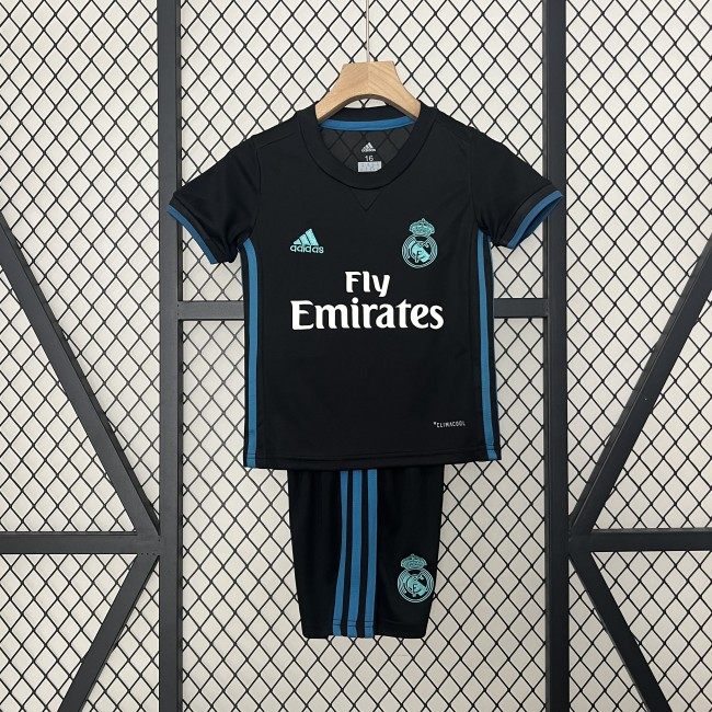 2017-18 Real Madrid away retro kid kit