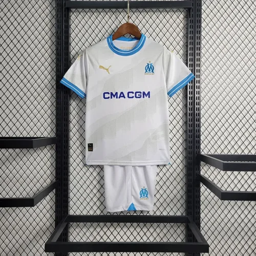 Marseille 2023-24 home soccer jerseys