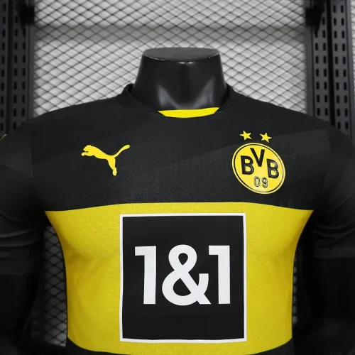 2024-25 Dortmund away player version jersey   (The player version is more slim fit, it is recommended to buy one size larger)