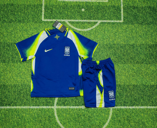 2025-26 Korea Women away kid kit soccer jersey size