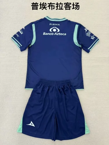 Puebla 2025-26 away kids kits