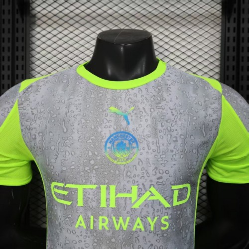 2025-26 Manchester City  third away player version jersey   (The player version is more slim fit, it is recommended to buy one size larger)