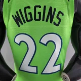 Minnesota Timberwolves Wiggins#22 Air Jordan NBA Jersey Blue