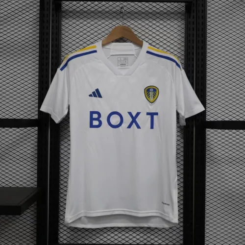 Leeds United 2023-24 home soccer jerseys